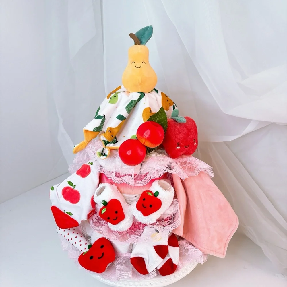 Fruits Diaper Cake, Baby Shower Gift
